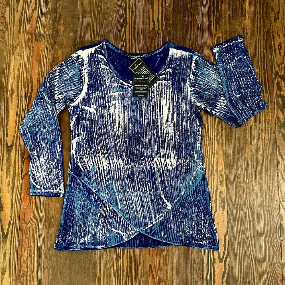 Greater Good Long Sleeve Boho Style Blouse